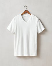 men's premium slub v-neck tee